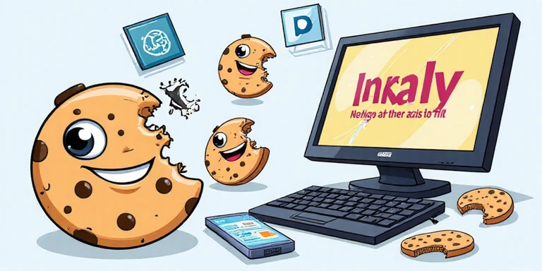 Illustration of browser cookies